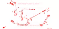 PEDALE   KICK pour Honda LITTLE CUB 50 de 2006