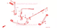 PEDALE   KICK pour Honda LITTLE CUB 50 de 2006