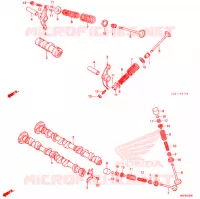 ARBRE A CAMES   SOUPAPE pour Honda CHALY 50 de 1992