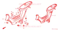CADRE pour Honda CHALY 50 de 1992