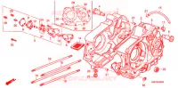 CARTER MOTEUR   POMPE A HUILE pour Honda CHALY 50 de 1992