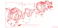 CYLINDRE   CULASSE pour Honda CHALY 50 de 1992