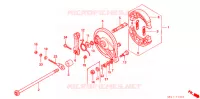 FLASQUE   MACHOIRES DE FREIN ARRIERE pour Honda CHALY 50 de 1992