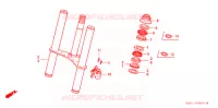 FOURCHE pour Honda CHALY 50 de 1992