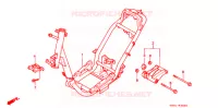 CADRE pour Honda 50 SUPER DIO WHITE de 1994