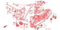 CARTER MOTEUR   POMPE A HUILE pour Honda 50 SUPER DIO WHITE de 1994