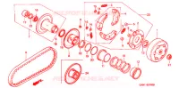 EMBRAYAGE pour Honda 50 SUPER DIO WHITE de 1994