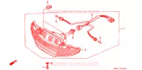 PHARE pour Honda 50 SUPER DIO WHITE de 1994
