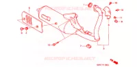 SILENCIEUX D'ECHAPPEMENT (1) pour Honda 50 SUPER DIO WHITE de 1994