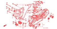 CARTER MOTEUR   POMPE A HUILE pour Honda 50 SUPER DIO BLACK de 1996