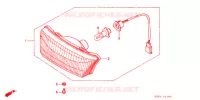 PHARE (SZ50MK/MN) pour Honda TACT 50 SPECIAL de 1989