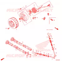 ALTERNATEUR pour Honda TACT 50 STAND UP de 1992