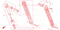 AMORTISSEUR ARRIERE pour Honda TACT 50 STAND UP de 1992