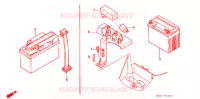 BATTERIE pour Honda TACT 50 STAND UP de 1992