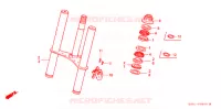 FOURCHE pour Honda CHALY 50 de 1997