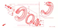 ROUE AVANT pour Honda CHALY 50 de 1997