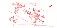 ETRIER DE FREIN ARRIERE pour Honda CBR 1000 RR TYPE 2 de 2008