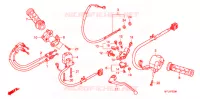 LEVIER DE GUIDON   CABLE   COMMODO pour Honda CBR 1000 RR TYPE 2 de 2008