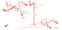 PEDALE pour Honda CBR 1000 RR TYPE 2 de 2008