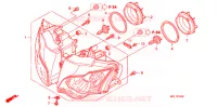PHARE pour Honda CBR 1000 RR TYPE 2 de 2008