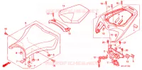 SELLE pour Honda CBR 1000 RR TYPE 2 de 2008