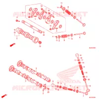 ARBRE A CAMES   SOUPAPE pour Honda NC 700 X ABS DCT de 2012