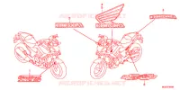 AUTOCOLLANTS pour Honda NC 700 X ABS DCT de 2012