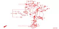 CACHE CENTRAL pour Honda NC 700 X ABS DCT de 2012