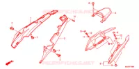 COUVERCLES LATERAUX pour Honda NC 700 X ABS DCT de 2012