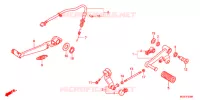 PEDALE pour Honda NC 700 X ABS DCT de 2012