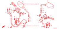 POIGNEE   COMMODO   CABLE (NC700XD/XDL) pour Honda NC 700 X ABS DCT de 2012