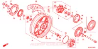 ROUE ARRIERE pour Honda NC 700 X ABS DCT de 2012