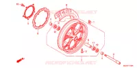 ROUE AVANT pour Honda NC 700 X ABS DCT de 2012