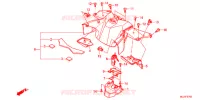 CACHE CENTRAL pour Honda NC 700 X ABS de 2013