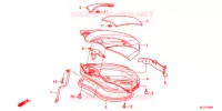 COUVERCLE DE COFFRE pour Honda NC 700 X ABS de 2013