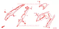 COUVERCLES LATERAUX pour Honda NC 700 X ABS de 2013