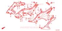 COUVERCLES LATERAUX pour Honda NC 700 X ABS de 2013