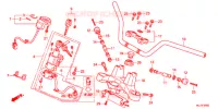 GUIDON   TE DE FOURCHE pour Honda NC 700 X ABS de 2013