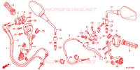 LEVIER DE GUIDON   CABLE   COMMODO (NC700X/XA/XL/XAL) pour Honda NC 700 X ABS de 2013