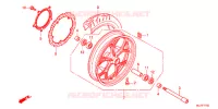 ROUE AVANT pour Honda NC 700 X ABS de 2013
