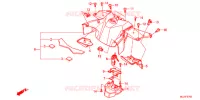 CACHE CENTRAL pour Honda NC 700 X ABS LOWER de 2013