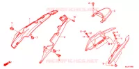 COUVERCLES LATERAUX pour Honda NC 700 X ABS LOWER de 2013