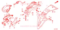 FEU ARRIERE pour Honda NC 700 X ABS LOWER de 2013