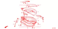COUVERCLE DE COFFRE pour Honda NC 700 X ABS DCT LOWER de 2013