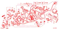 FAISCEAU DES FILS pour Honda NC 700 X ABS DCT LOWER de 2013