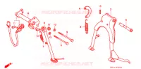 BEQUILLE pour Honda 250 NIGHTHAWK de 1993