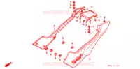 CARENAGES ARRIERE pour Honda 250 NIGHTHAWK de 1993