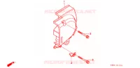 CARTER ARRIERE GAUCHE pour Honda 250 NIGHTHAWK de 1993