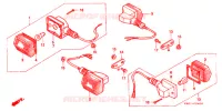 CLIGNOTANT pour Honda 250 NIGHTHAWK de 1993
