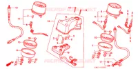 COMPTEUR pour Honda 250 NIGHTHAWK de 1993